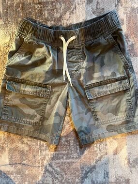 Cat & Jack Boys' Olive Camo Cargo Shorts